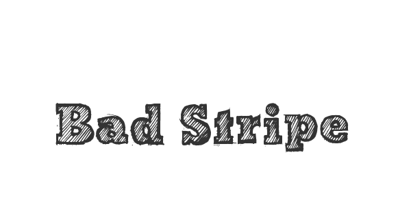 Bad Striped font thumb